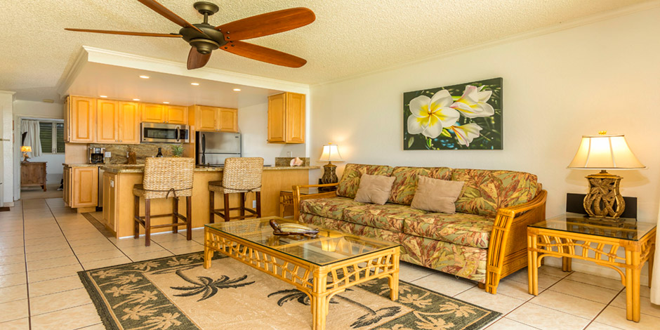 Living Room at Polynesian Shores